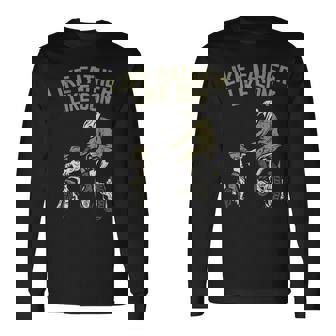 Like Father Son Dirt Bike Matching Motocross Boys Men Long Sleeve T-Shirt - Monsterry