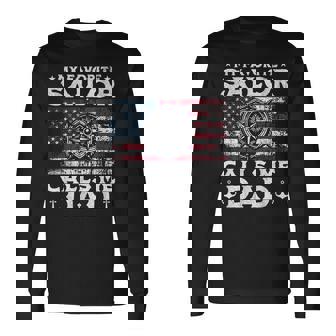 My Favorite Sailor Calls Me Dad Proud Dad Of A Sailor Long Sleeve T-Shirt | Seseable CA