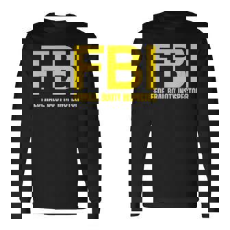 Fbi – 連邦戦利品検査官xオンリーラブデートファンアイロニー 長袖Tシャツ - Kawaiitshirt