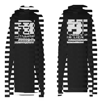 Fbiは州の隠蔽を固く信じています。 長袖Tシャツ - Kawaiitshirt