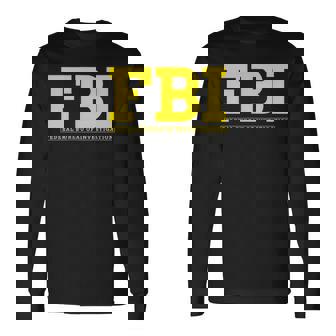 Fbi連邦捜査官事務所 長袖Tシャツ - Kawaiitshirt