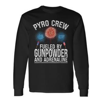 Fireworks Director 4Th Of July Patriotic Independence Day Long Sleeve T-Shirt - Thegiftio UK