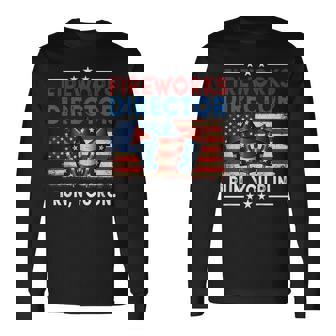 Fireworks Director I Run You Run 4Th Of July Boys Long Sleeve T-Shirt | Mazezy
