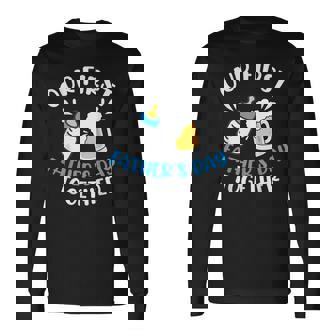 Our First Father's Day Together Baby Bottle Dad Daddy Long Sleeve T-Shirt - Monsterry