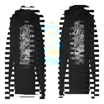 Fly-Nomenal 釣り竿とルアーグラフィック 長袖Tシャツ - Kawaiitshirt