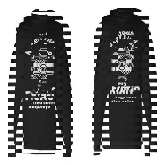 Fotógrafia Regalo Divertido Para Un Fotógrafo Jubilado Camiseta de manga larga - Regaloses