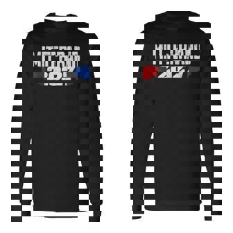 François Mitterrand 2027 Humour Politique Élections France T-shirt à manches longues - Cadeauxyz