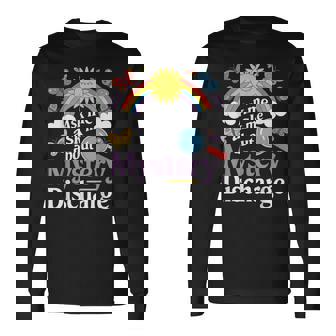 Ask Me About My Mystery Discharge アダルトユーモアジョーク 長袖Tシャツ - Kawaiitshirt