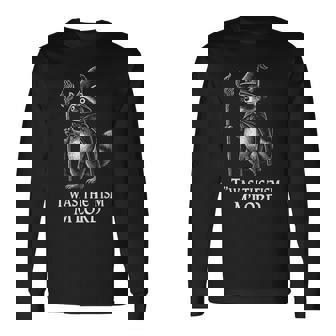 Autism Twas The Tism M Lord Raccoon Meme Long Sleeve T-Shirt - Thegiftio