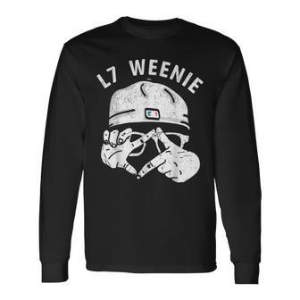 Baseball Softball Season Apparel L7 Weenie Long Sleeve T-Shirt - Thegiftio UK