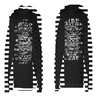 Bikers Don't Go Grey Classic Biker Motorcycle Long Sleeve T-Shirt - Monsterry