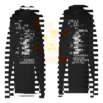 Boo Ghost The Life Of A Showghoul Spooky Halloween Long Sleeve T-Shirt | Mazezy