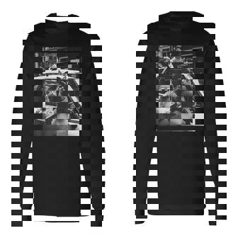Cat Gang Vintage Long Sleeve T-Shirt | Mazezy