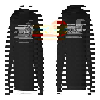 Cat Meme Internet Quote I Eat セメント メンズ レディース クール 長袖Tシャツ - Kawaiitshirt