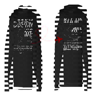 Couple Matching Outfits For Baecay Apparel Cute Couples Trip Matching Vacation Baecation Mode-Vibes Long Sleeve T-Shirt - Monsterry