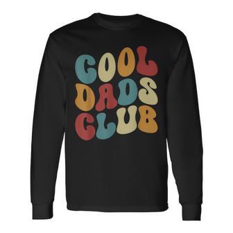 Dad Cool Padre Día Del Padre Retro Papá Cool Dads Club Camiseta de manga larga - Regaloses