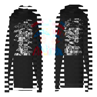 Fourth Of July George Rizzington Abruham Lincoln Slang Long Sleeve T-Shirt | Mazezy