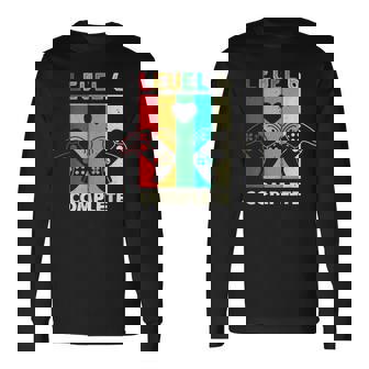 Level 6 Complete Gamer 6 Aniversario De Bodas Camiseta de manga larga - Regaloses