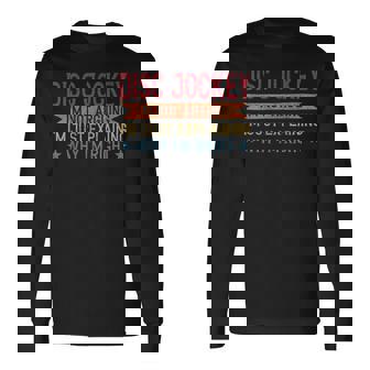 Profession Quote Disc Jockey 長袖Tシャツ - Kawaiitshirt