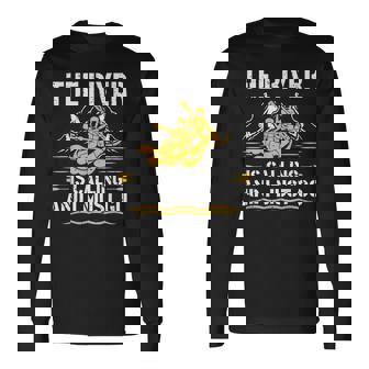 The River Is Calling Water Rafting 川 ラフティング 長袖Tシャツ - Kawaiitshirt