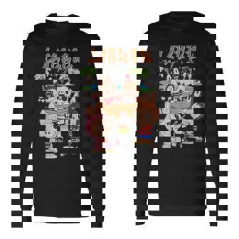 Summer Vibes Labubu Summer Vacation Long Sleeve T-Shirt | Mazezy
