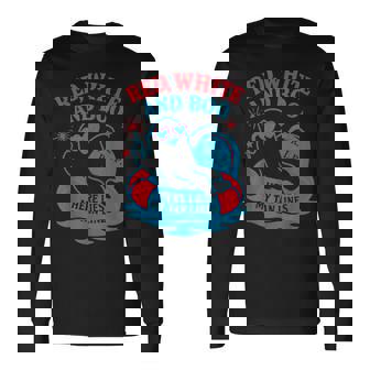 Summerween Red White And Boo 4Th Of July Matching Long Sleeve T-Shirt - Monsterry