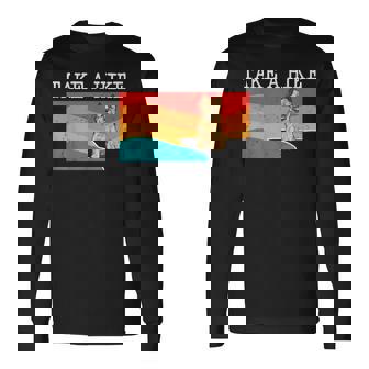 Take A Hike ケアンテリア グラフィック ハイキング 長袖Tシャツ - Kawaiitshirt