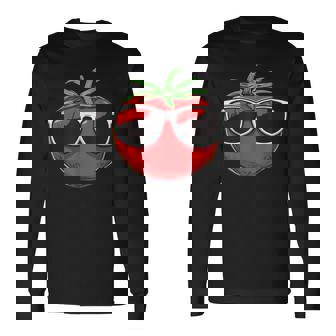 Tomato Sunglasses Long Sleeve T-Shirt - Monsterry