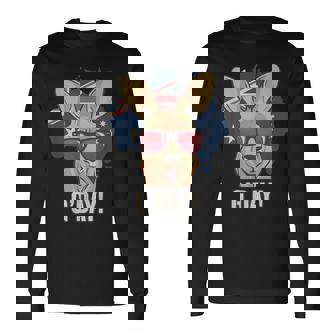 G'dayオーストラリアのお土産カンガルーギフト 長袖Tシャツ - Kawaiitshirt