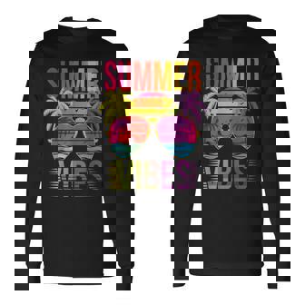 Gafas Deolummeribes Con Palmeraummeribesunset Camiseta de manga larga - Regaloses