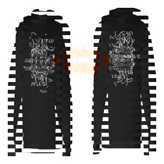 Game Day Football Bling Bling Graphic Football Lover Long Sleeve T-Shirt - Monsterry