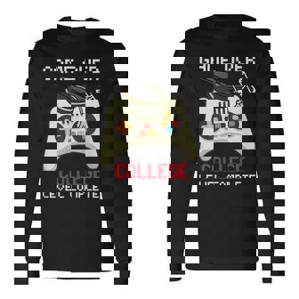 Game Over Nivel Universitario Completo Graduado Gamer Camiseta de manga larga - Regaloses
