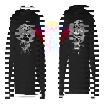 Game Overkull ピックルボール パドル ドリップグラフィック 長袖Tシャツ - Kawaiitshirt