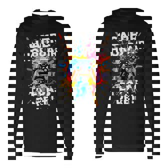 Gamer Homme Passionné Jeuxidéo Console Geek Garçon Gaming T-shirt à manches longues - Cadeauxyz
