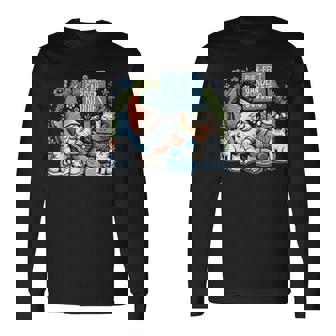 Garden Gnomes Gnome Lover Gnome ガーデニング 長袖Tシャツ - Kawaiitshirt