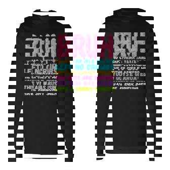 Gen A Slang Bruh Teachers Happy Last Day Of School 2025 Long Sleeve T-Shirt | Mazezy