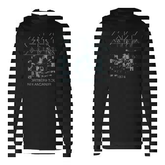 Genesis North American Tour 74 ロックバンドミュージック 長袖Tシャツ - Kawaiitshirt