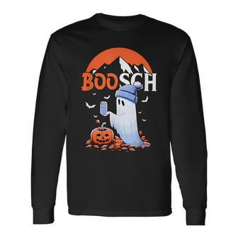 Ghost Boosch Beer Halloween Long Sleeve T-Shirt - Thegiftio UK