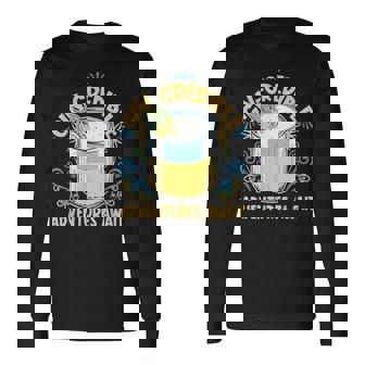 Gin And Tonicの言葉 ジンラバーズ ジングラスのジンドリンカー 長袖Tシャツ - Kawaiitshirt