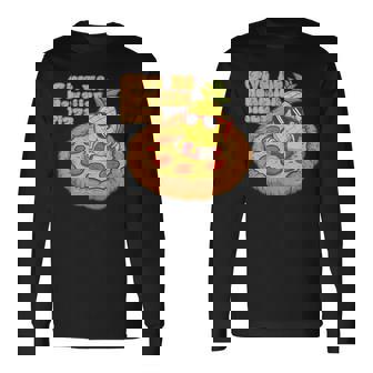 Give Me ハワイアンピザ パイナップル ピザ愛好家 ハワイアンピザ 長袖Tシャツ - Kawaiitshirt