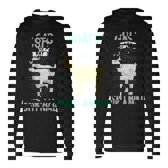 Goats Are Mypirit 動物ヤギ 長袖Tシャツ - Kawaiitshirt