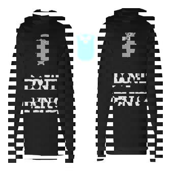 Golang Gopher プログラミング ユーモア Don't Panic Coding Developer 長袖Tシャツ - Kawaiitshirt