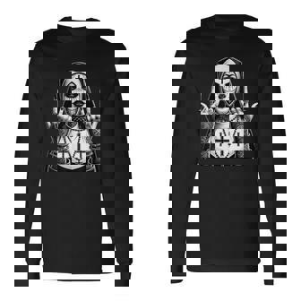 Gothic Aesthetic Hidden Profane Grunge Emo Punkatanic Nun Camiseta de manga larga - Regaloses