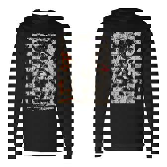 Graffiti Teddy Bear Edgy Vintage Retro Streetwear Teddy Long Sleeve T-Shirt - Thegiftio