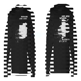 Gran Canaria Isla Atlántica Coordenadas Mapaacaciones Camiseta de manga larga - Regaloses