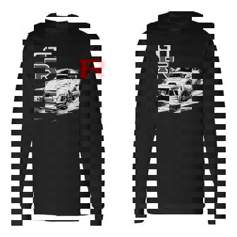 Gt R 35 Jdm ストリートレーシング ドラッグ ドリフト スポーツカー 長袖Tシャツ - Kawaiitshirt