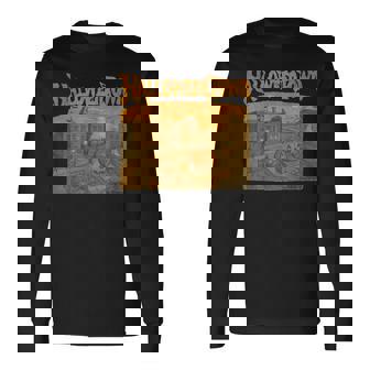 Halloween Pumpkin Boo Ghost Vintage Halloween Town Long Sleeve T-Shirt | Mazezy