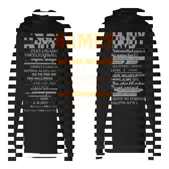 Hamby Completely Unexplainable Notices Everything But Won’T Say It Name Long Sleeve T-Shirt - Seseable