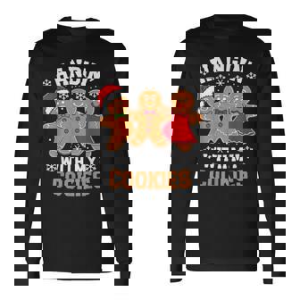 Hangin With My Cookie シャツ メンズ レディース ジンジャーブレッド クリスマス 長袖Tシャツ - Kawaiitshirt