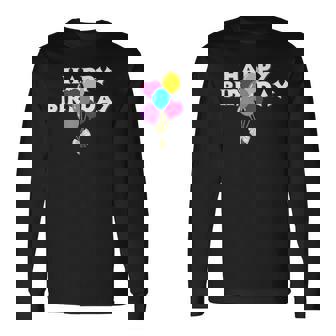 Happy Birthdayお誕生日おめでとう お誕生日おめでとう 長袖Tシャツ - Kawaiitshirt